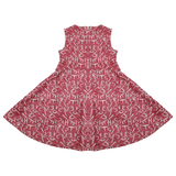 Girls Sleeveless Frock - Pink, Girls Frocks, Chase Value, Chase Value
