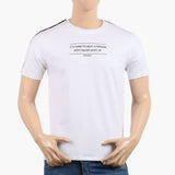 Eminent Men's Round Neck Half Sleeves Printed T-Shirt - Off White, Men's T-Shirts & Polos, Eminent, Chase Value
