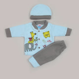 Newborn Boys Full Sleeves Suit - Blue, Newborn Boys Sets & Suits, Chase Value, Chase Value