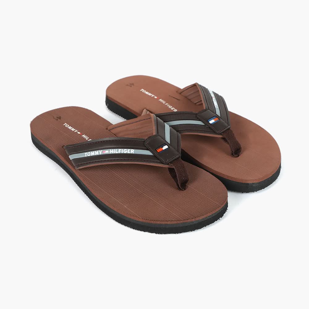 Men's Flip Flop Slipper - Brown, Men's Slippers, Chase Value, Chase Value