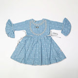 Girls 2Pcs Shalwar Suit - Blue, Girls Shalwar Kameez, Chase Value, Chase Value