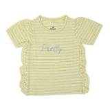 Eminent Girls Half Sleeves T-Shirt - Yellow, Girls T-Shirts, Eminent, Chase Value