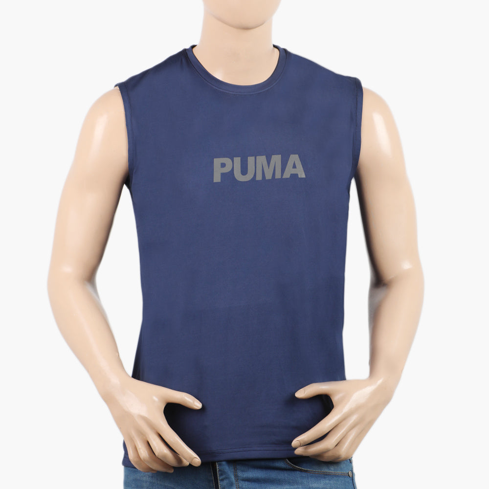 Men's Fancy Sando T-Shirt - Navy Blue, Men's T-Shirts & Polos, Chase Value, Chase Value