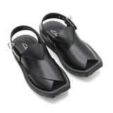 Boys Peshawari Sandal - Black, Boys Sandals, Chase Value, Chase Value
