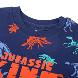 Eminent Newborn Boys Half Sleeves T-Shirt - Mid Blue, Newborn Boys Shirts & T-Shirts, Eminent, Chase Value