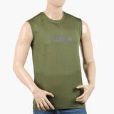 Men's Fancy Sando T-Shirt - Olive Green, Men's T-Shirts & Polos, Chase Value, Chase Value