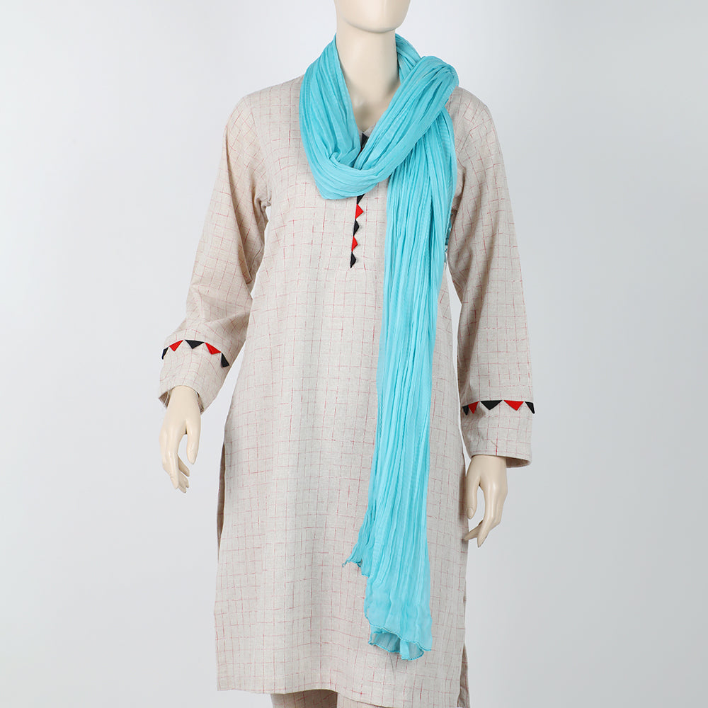 Women's Crush Dupatta - Sky Blue, Women Dupatta, Chase Value, Chase Value