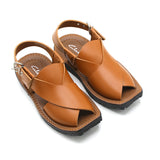 Boys Peshawari Sandal - Mustard, Boys Sandals, Chase Value, Chase Value