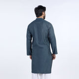 Men's Slim Fit Kurta - Teal, Men's Kurtas, Chase Value, Chase Value
