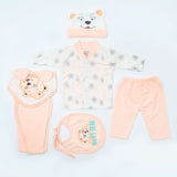 Newborn Full Sleeves Gift Set - Peach, Newborn Gift Set, Chase Value, Chase Value