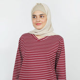 Women's Full Sleeves Top - Maroon, Women T-Shirts & Tops, Chase Value, Chase Value