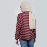 Women's Full Sleeves Top - Maroon, Women T-Shirts & Tops, Chase Value, Chase Value