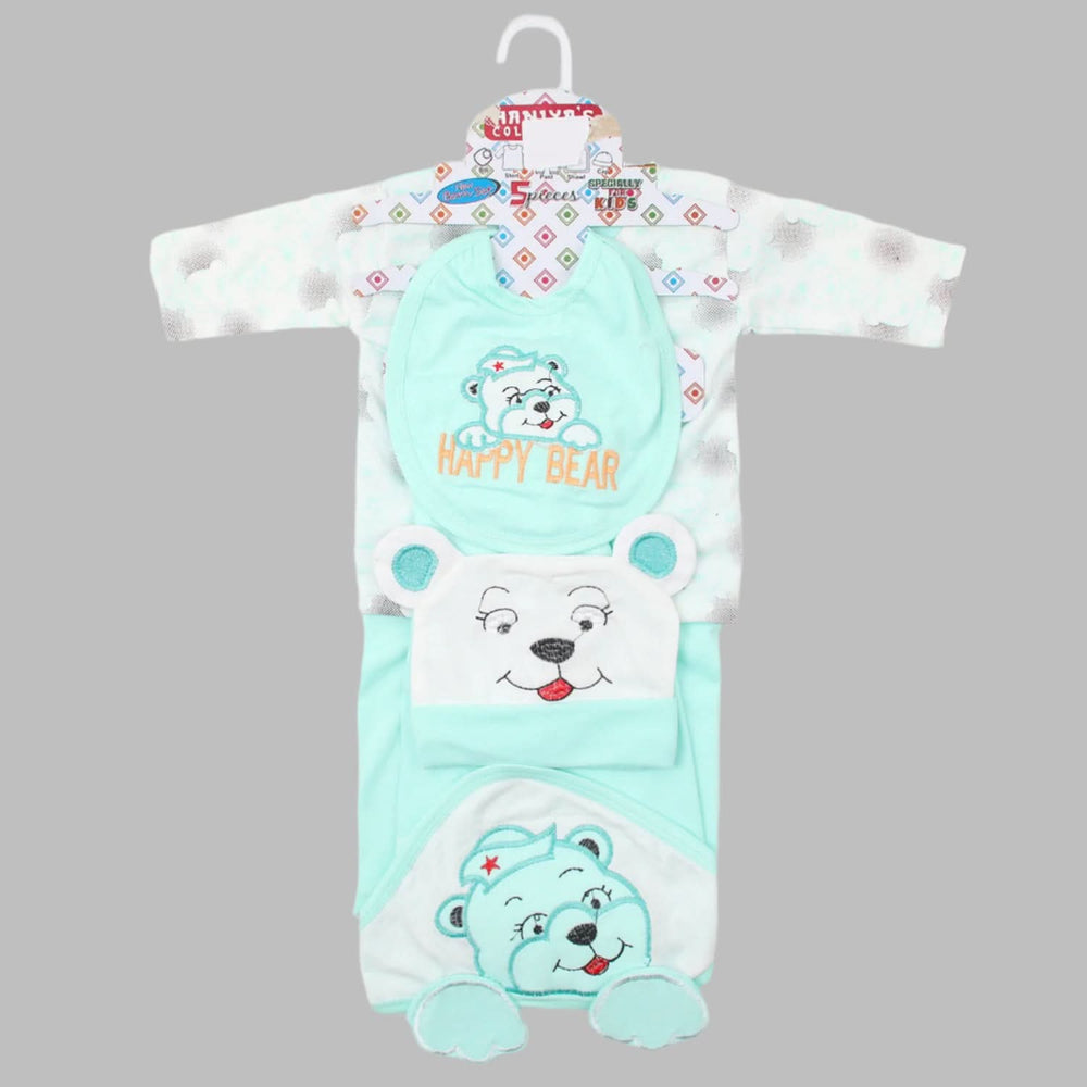 Newborn Full Sleeves Gift Set - Cyan, Newborn Gift Set, Chase Value, Chase Value