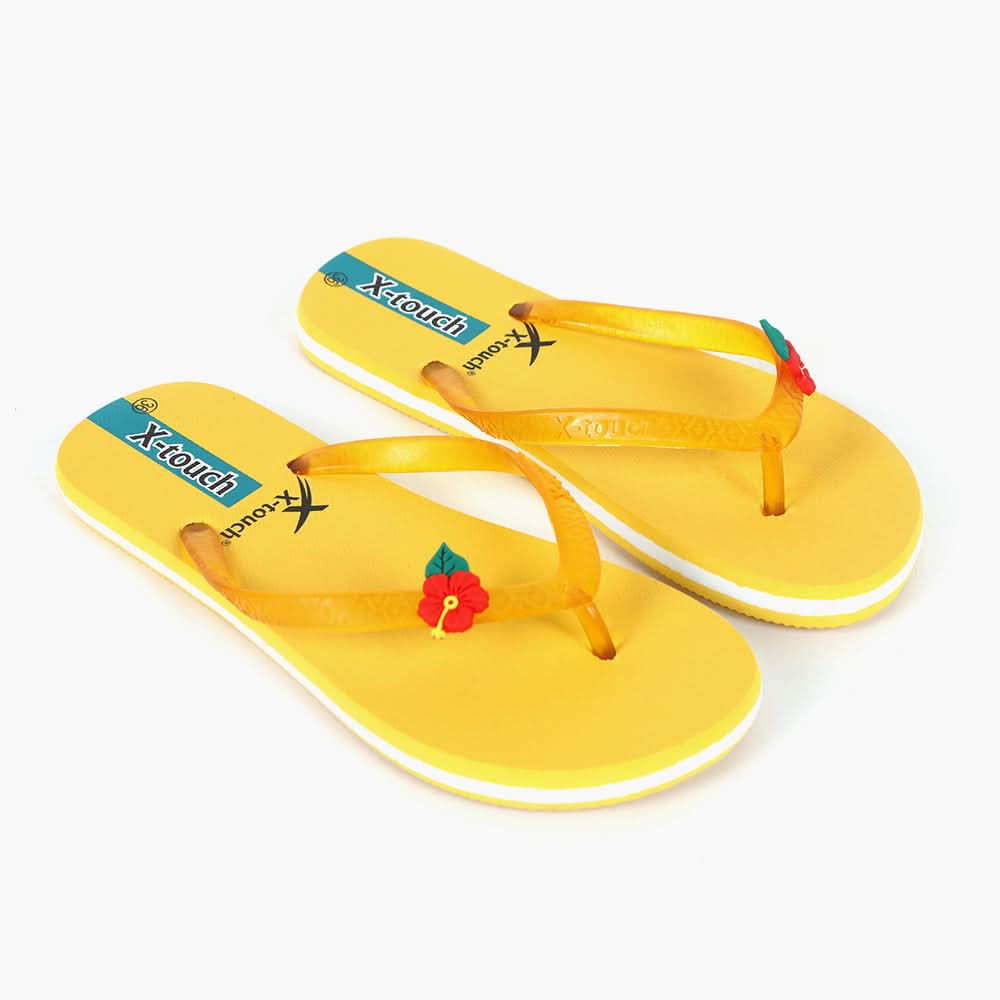 Women's Flip Flop Slipper - Yellow, Women Slippers, Chase Value, Chase Value