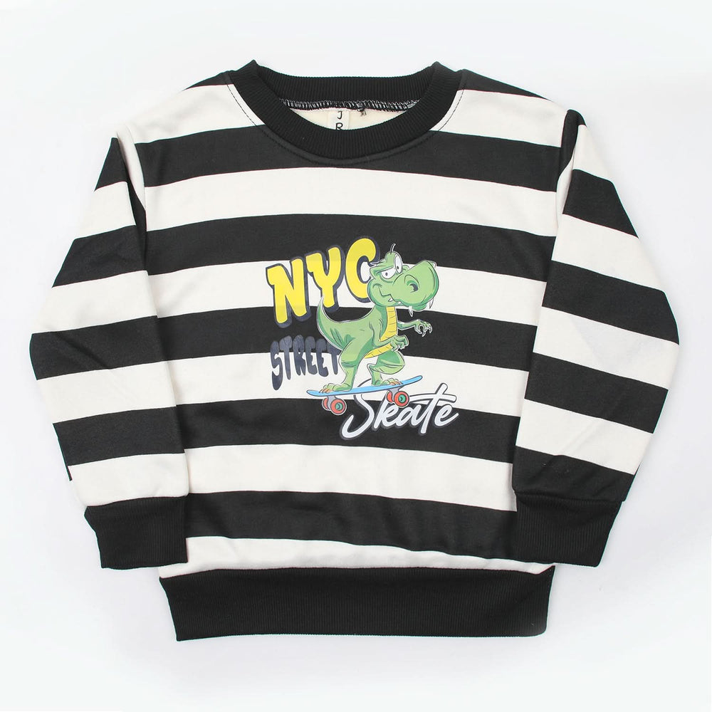 Boys Full Sleeves Sweat Shirt - Black, Boys Hoodies & Sweat Shirts, Chase Value, Chase Value