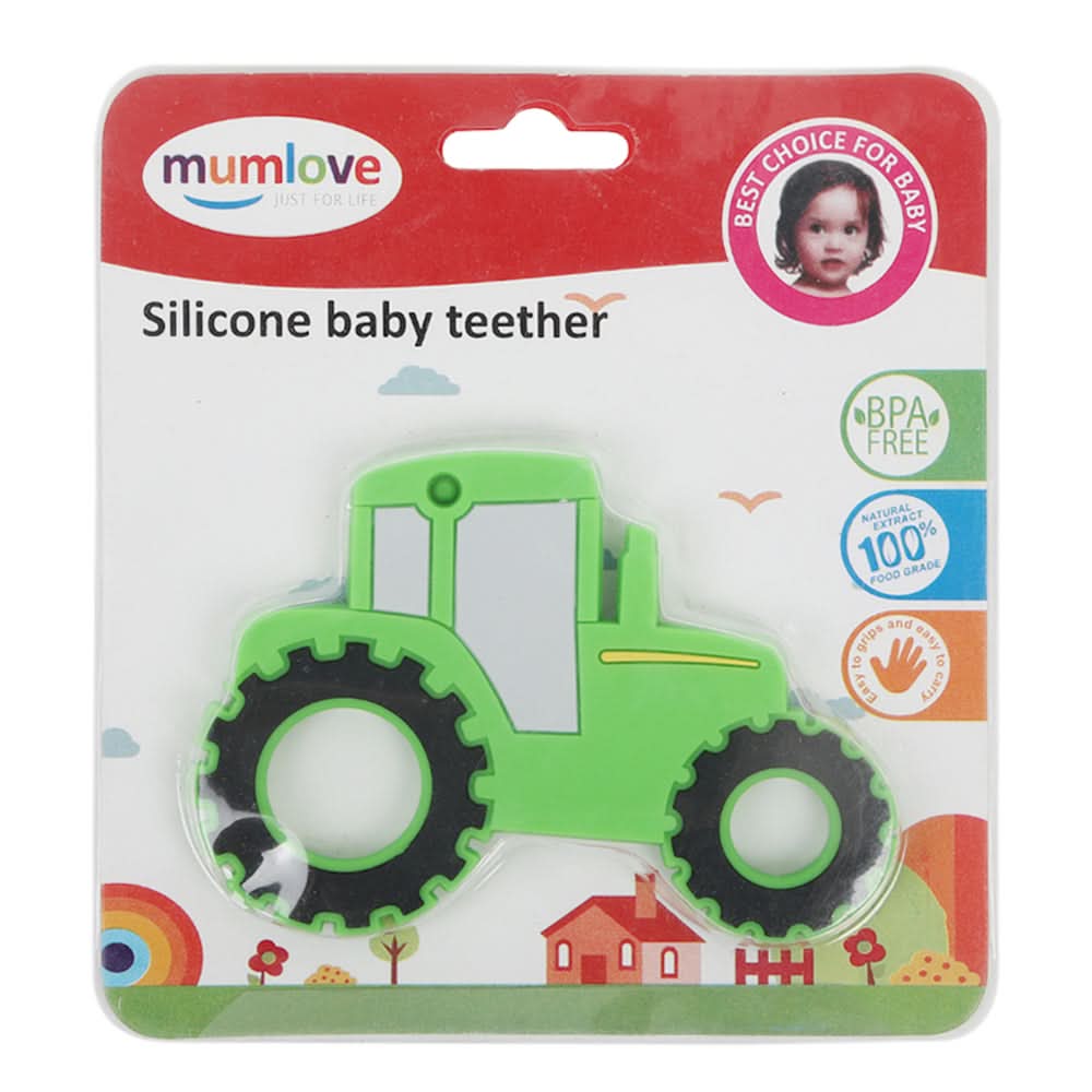 Mum Love Silicon Teather - Green, Feeding Supplies, Chase Value, Chase Value