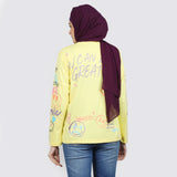 Women's Full Sleeves T-Shirt - Lemon, Women T-Shirts & Tops, Chase Value, Chase Value