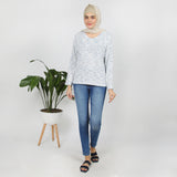 Women's Full Sleeves Fancy Top - Light Blue, Women T-Shirts & Tops, Chase Value, Chase Value