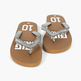 Men's Flip Flop Slippers - Brown, Men's Slippers, Chase Value, Chase Value