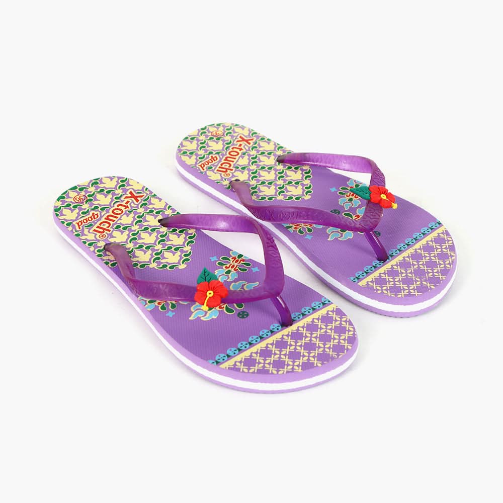 Women's Flip Flop Slipper - Purple, Women Slippers, Chase Value, Chase Value