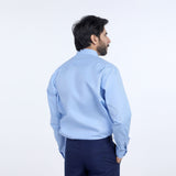 Men's Formal Dobby Shirt - Sky Blue, Men's Shirts, Chase Value, Chase Value