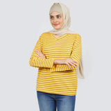 Women's Full Sleeves Top - Yellow, Women T-Shirts & Tops, Chase Value, Chase Value