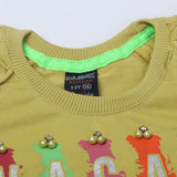 Girls T-Shirt - Mustard, Girls T-Shirts, Chase Value, Chase Value
