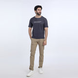 Men's Half Sleeves T-Shirt - Charcoal, Men's T-Shirts & Polos, Chase Value, Chase Value