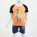 Boys Half Sleeves Suit - Orange, Boys Sets & Suits, Chase Value, Chase Value
