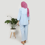 Women's Western Co-Ord Set - Sky Blue, Women Co-Ord Set, Chase Value, Chase Value