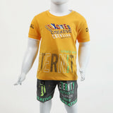 Boys Half Sleeves Suit - Yellow, Boys Sets & Suits, Chase Value, Chase Value
