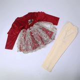 Girls Shalwar Suit - Red, Girls Shalwar Kameez, Chase Value, Chase Value