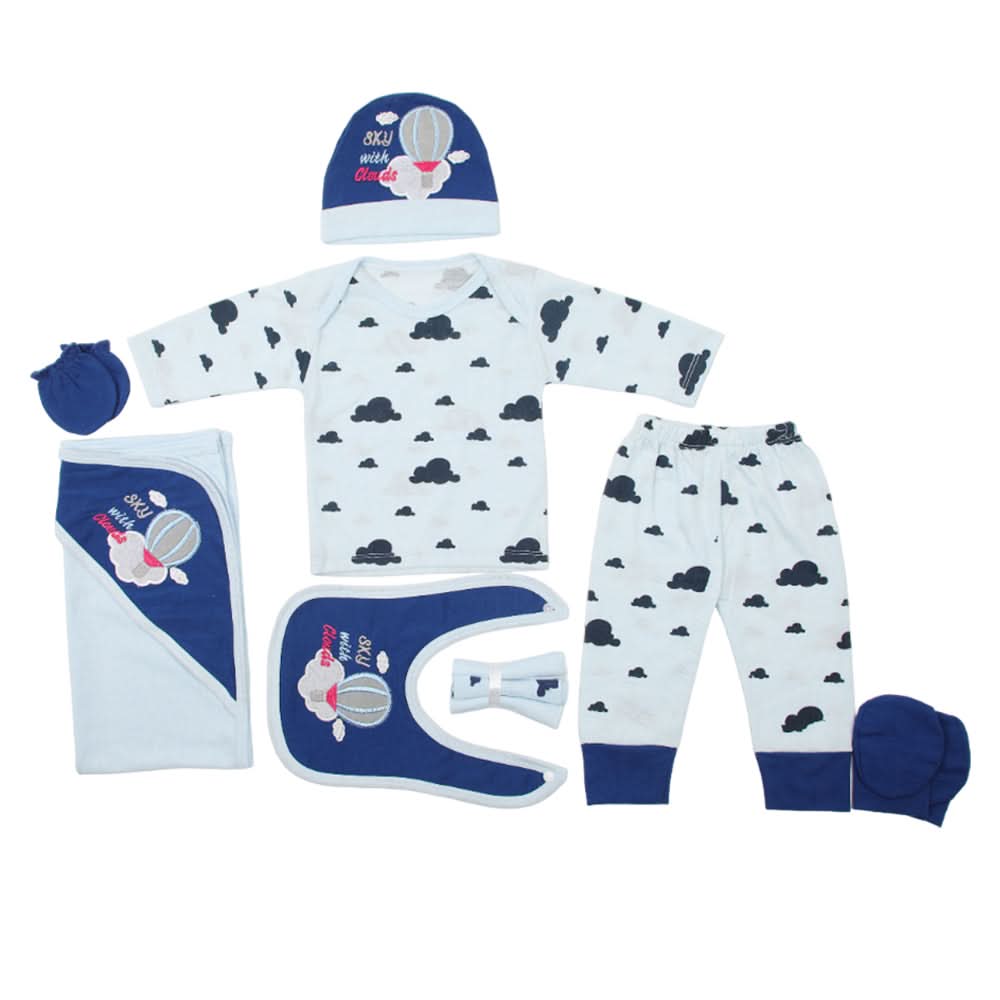Newborn Full Sleeves Gift Set - Navy Blue, Newborn Gift Set, Chase Value, Chase Value