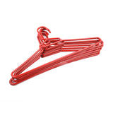 Cloth Hanger Pack of 6 - Red, Hanger, Chase Value, Chase Value