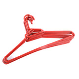 Cloth Hanger Pack of 6 - Red, Hanger, Chase Value, Chase Value