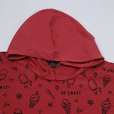 Girls Hoodie T-Shirt - Dark Pink, Girls Hoodies & Sweat Shirts, Chase Value, Chase Value