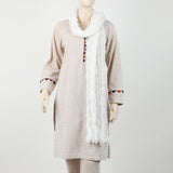 Women's Kurkure Dupatta - White, Women Dupatta, Chase Value, Chase Value