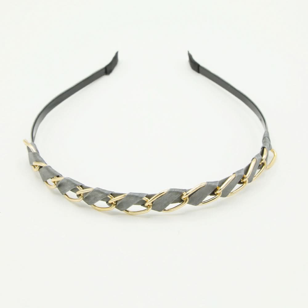 Women's Hair Band - Grey, Women Hair & Head Jewellery, Chase Value, Chase Value