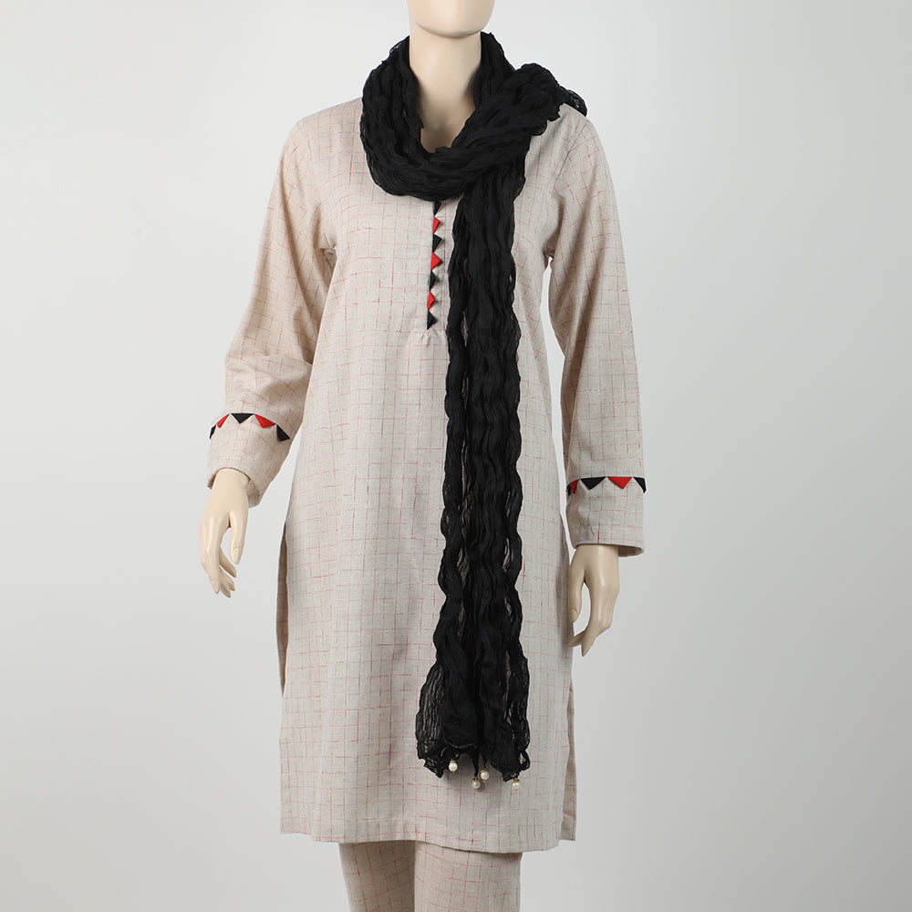 Women's Kurkure Dupatta - Black, Women Dupatta, Chase Value, Chase Value