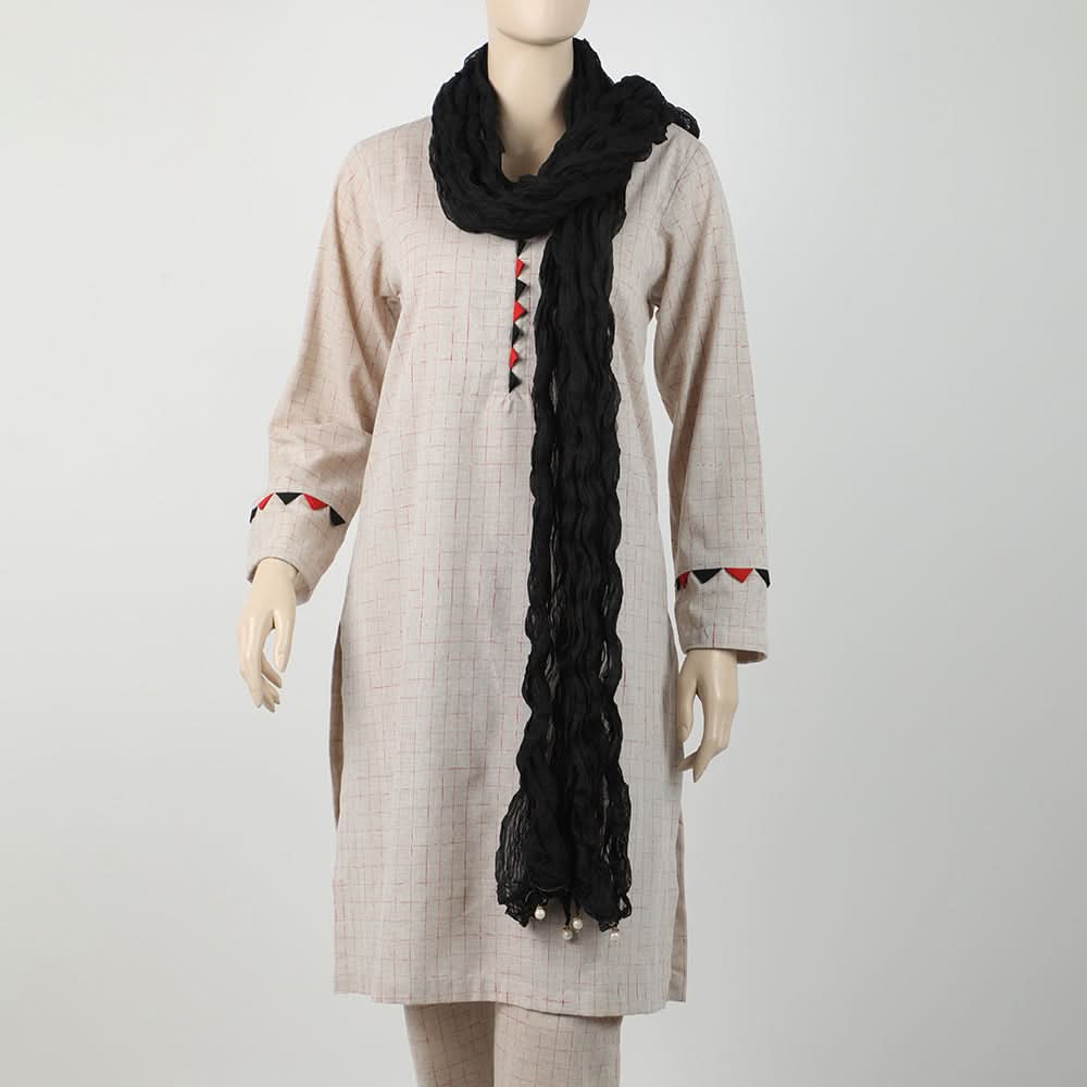 Women's Kurkure Dupatta - Black, Women Dupatta, Chase Value, Chase Value