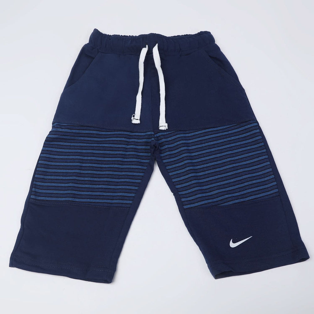 Boys Knitted Bermuda - Navy Blue, Boys Shorts, Chase Value, Chase Value