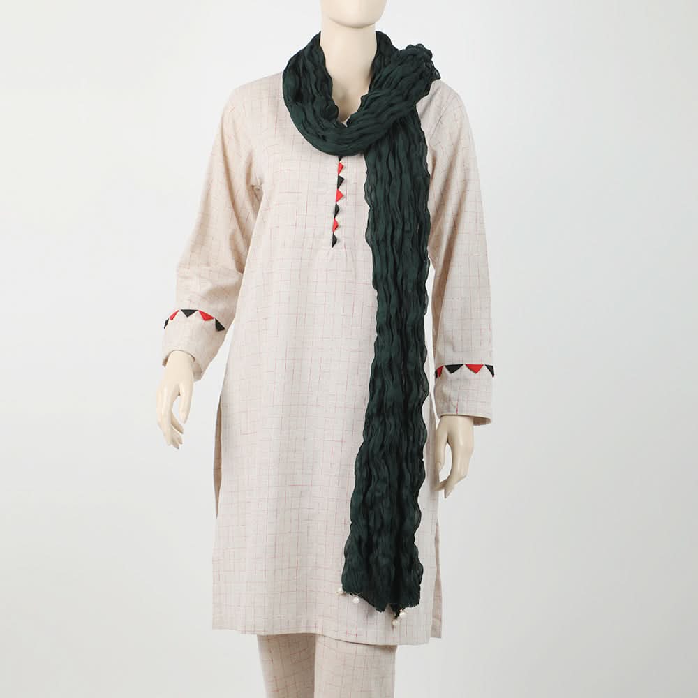 Women's Kurkure Dupatta - Green, Women Dupatta, Chase Value, Chase Value