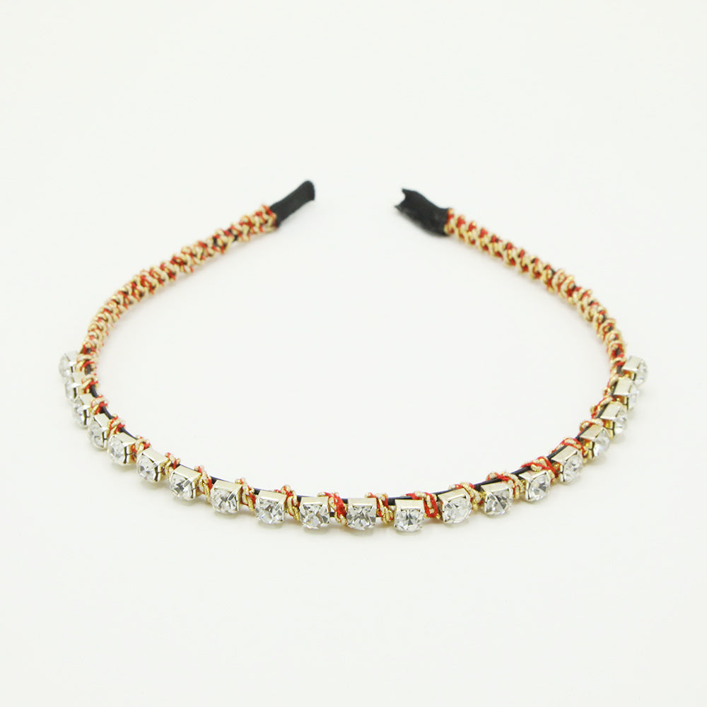 Women's Hair Band - Red, Women Hair & Head Jewellery, Chase Value, Chase Value