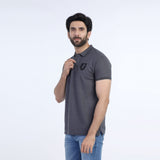 Men's Half Sleeves Polo T-Shirt - Dark Grey, Men's T-Shirts & Polos, Chase Value, Chase Value