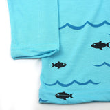 Boys Full Sleeves T-Shirt - Sky Blue, Boys T-Shirts, Chase Value, Chase Value