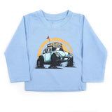Newborn Boys Full Sleeves T-Shirt - Sky Blue, Newborn Boys Shirts & T-Shirts, Chase Value, Chase Value