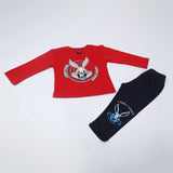 Girls Full Sleeves Suit - Red, Girls Suits, Chase Value, Chase Value