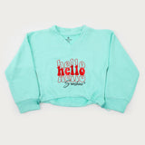 Eminent Girls Full Sleeves Sweat Shirt - Sea Green, Girls Hoodies & Sweat Shirts, Eminent, Chase Value