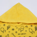 Girls Hoodie T-Shirt - Yellow, Girls Hoodies & Sweat Shirts, Chase Value, Chase Value