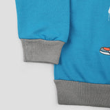 Boys Full Sleeves SweatShirt - Blue, Boys Hoodies & Sweat Shirts, Chase Value, Chase Value